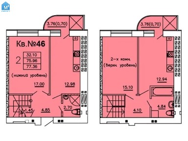 Продам двухуровневую 3к квартиру 80м в ЖК Теплий Дім от хозяина по переуступке