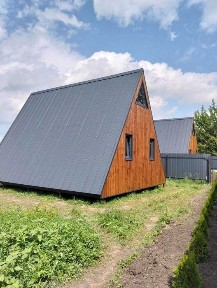 Домокомплект каркасного будинку типу А-фрейм