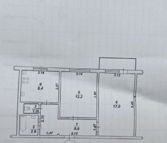 Продаж великої двокімнатної квартири з автономним опаленням, Малікова