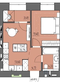 1-кімнатна квартира в Рівному за 35462$ - так!