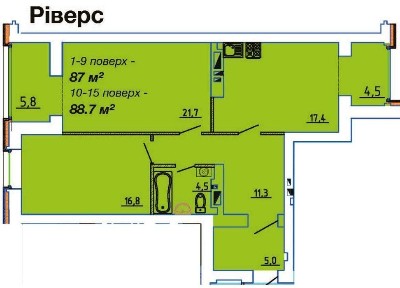 Квартира в новобудові ЖК Графський