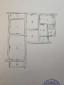 Продам квартиру. Індивідуальне опалення, 71 кв. м.