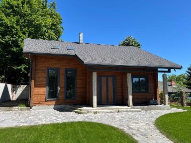 Продаж еко будинку з квадратного брусу біля лісу в Брюховичах