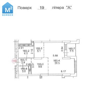 Продаж 1к квартири 55,6 кв. м на вул. Березняківська 29A ЖК <a href='/newbuilding/8830/view/kub29'>Kub29</a>