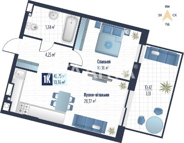 Однокімнатна квартира у ЖК VERO -це про статус, комфорт, якість.