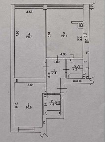 Без %. ЖК Євромісто. Щастя 7, Крюківщина, 2к квартира (євротрійка)