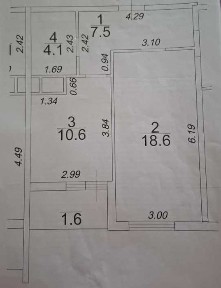 Продам. квартиру в новом доме на Краснова.
