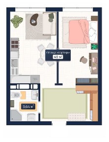 БЕЗ ПОСЕРЕДНИКІВ! 1 кімнатна квартира в Києві, квартира в новобудові