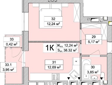 Продаж квартири у Вишневому, вул. Європейська. Ціна - 39850 дол.