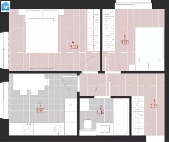 БЕЗ%, продам 2к квартиру 46.1 кв. м Білогородка