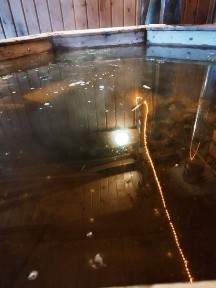 Баня и чан на дровах