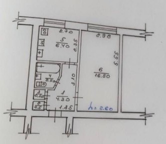 Продам однокімнатну квартиру в центрі м. Фастів, Київської області