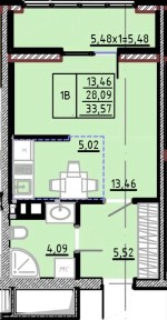 ЖК Модерн. 6 ст. Фонтана. Студия 34 м2. Супер цена и район. Видно море