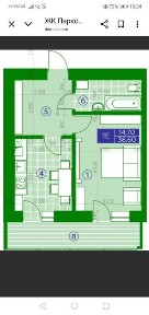 Продаж 1-к квартири, Обухів, ЖК 