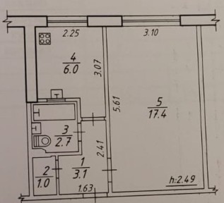 1к. Роменская за 3500