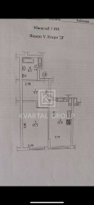 Велика 1-кім. квартира біля Центрального парку з частковим ремонтом!