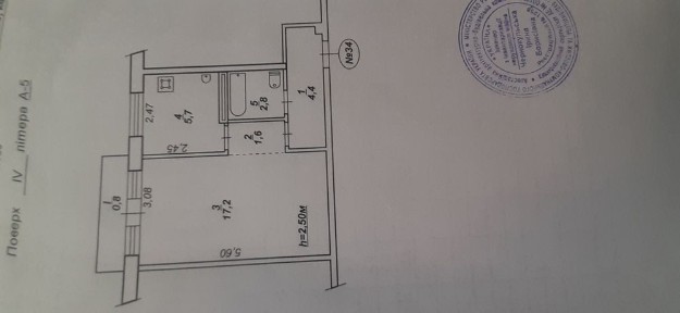 Продаж 1к квартири на 17 кварталі