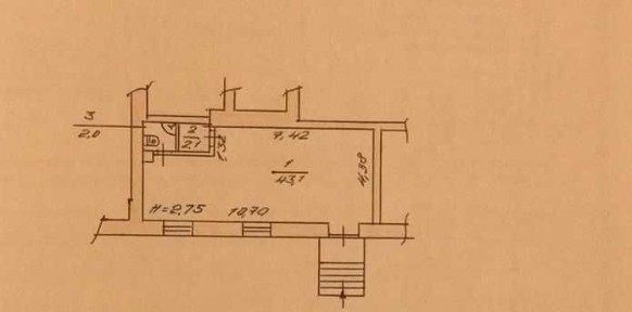Продаж приміщення 47кв. м.