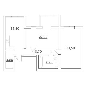 2-кімн. квартира в новому сучасному заміському ЖК <a href='/newbuilding/8068/view/zk-desna-park-residence'>Desna Park Residence</a>