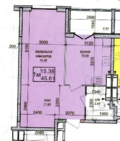 Продажа 1-комнатной квартиры 45 м², ЖК Одесский бульвар, ДОМ 3 (2 ОЧЕРЕДЬ)