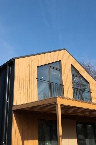 Теплий, сучасний, екологічний модульний котедж U2 з ремонтом