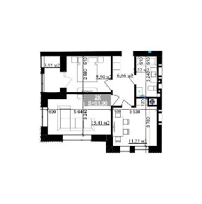 Двокімнатна біля Озера! Розтермінування!