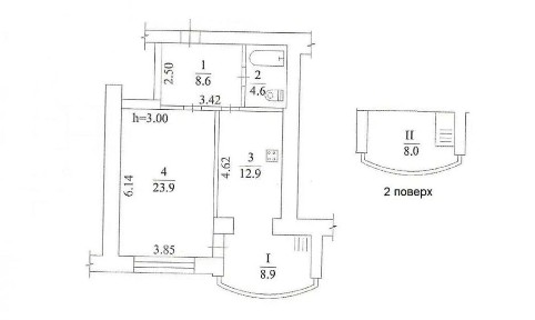 Продаж / Квартира / пр-т Володимира Івасюка, Оболонь 60м2