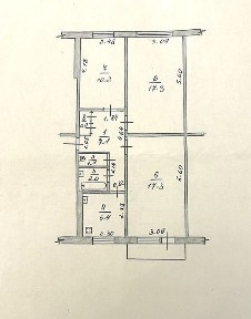 3-х кімнатна квартира вул. Вокзальна 3 поверх кімнати окремі 3 поверх