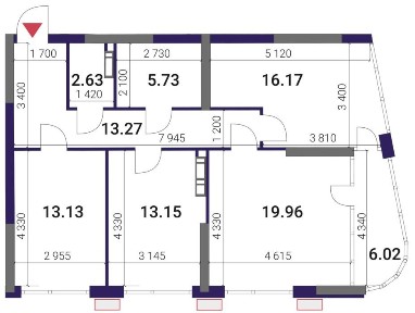 Без %! Вікна на Дніпро двірПродаж 3-к квартири 90м2 ЖК Great Осокорки