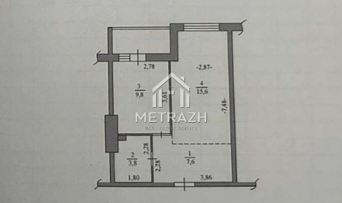 ЧУДОВА! 1-к квартира 40 м2 в ЖК Одеський бульвар!