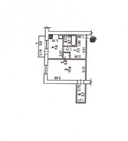 Продаю 1 ком кв Намыв балкон и лоджия