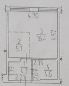 1 кімнатна квартира на 5 поверсі ЖК «А+ Я» Kadium Development