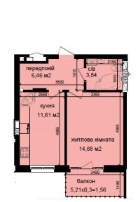 Продаж 1 кімн. квартири по вул. Метрологічна 107