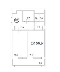 Аренда офиса в центре на Итальянском б-ре 57м2 без комиссии