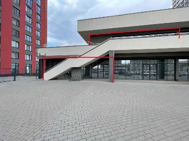 Продаж фасадного приміщення 300м2 в ЖК Варшавський+. вул. О. Олеся, 8-А