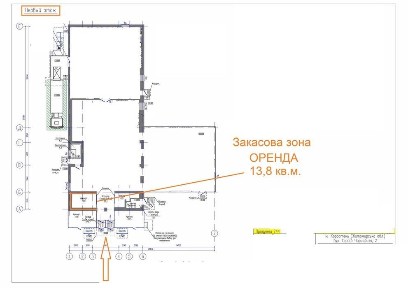 Оренда в АТБ. Коростень. 13,8 кв. м.