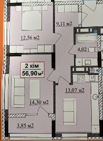 Продається простора 2 кім. ЖК Міленіум. Розтермінування