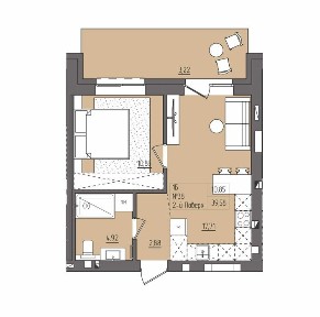 Квартира Зоря! Новобудова