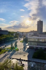 Квартира у центрі з видом на Театр опери та балету