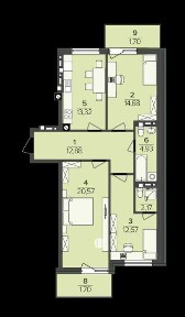Продаж 3кім, 84.62м², ЖК Falcon City, розтемінування, Сокільники