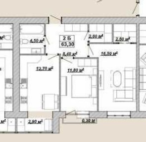 Найдешевша на 2кім. кв ЖК Княгинин. Ціна 680$/м. кв.