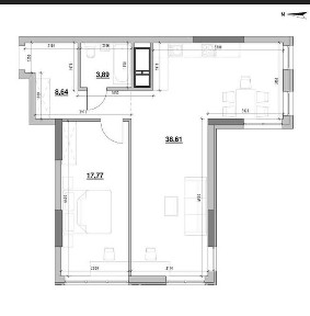 Чудова 2 кімнатна 69.5 м2 в ЖК NORDICA RESIDENCE