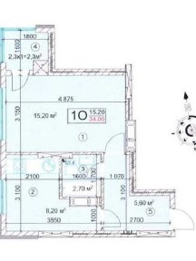 Продаж 1К квартири Солом