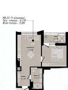 Продаж 1-к квартири ЖК Аура, ул. Бузкова, Зелена