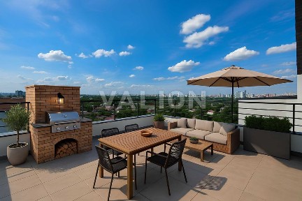 ЖК Панорама БЕЗ % Видова ДВОРІВНЕВА квартира 97м2 з 2 ТЕРАСАМИ