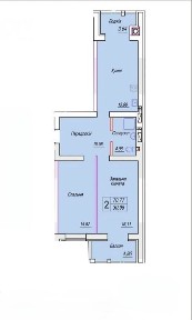 Продаж 2-кім квартири в ЖК Смарт Сіті 3 АО