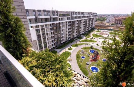 Квартира з 2маспальнями Park Land