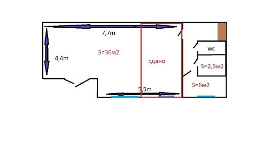 Оренда частки приміщення, довгострокова оренда можливе Резервне живлен