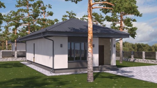 Новий цегляний будинок біля лісу Асфальт Лісопіль