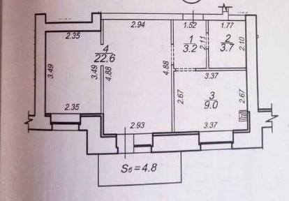 Продаж евродвушки в центрі, будинок Федорченка. єВідновлення / єОселя